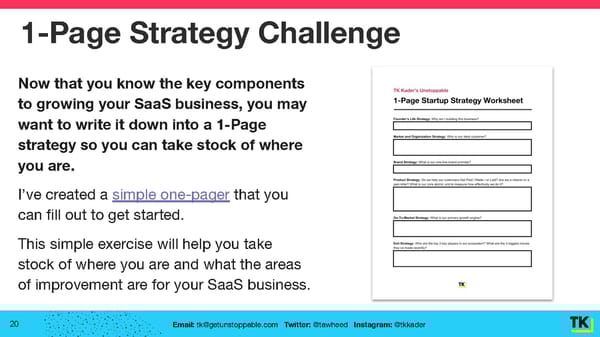 Unstoppable Startup Strategy Guide - Page 20